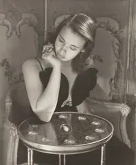 Gloria Vanderbilt by Horst P. Horst, 1940, Platinum palladium print, printed later by Sal Lopes, sold Oct 2023