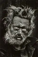 Don McCullin, Tormented, Homeless Irishman, Spitalfields, London, 1969, Gelatin silver print, printed later, mounted
