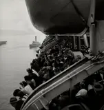 Ernst Haas, The Last D.P. Boat, Ellis Island
