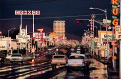Route 66, Albuquerque, New Mexico by Ernst Haas, 1969, Chromogenic print, printed later, sold Oct 2023