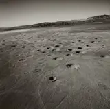Emmet Gowin, Subsidence Craters on Yucca Flat, Nevada Test Site, 1997, Gelatin silver print