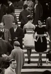 Simone + Nina, Piazza di Spagna, Rome by William Klein, 1960, Gelatin silver print, printed 2012, sold Oct 2023