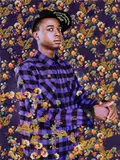 Kehinde Wiley, After Albrecht Dürer’s Self Portrait (Olufemi Akiwumi-Assani), 2009, Archival pigment print