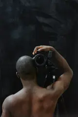 Paul Mpagi Sepuya, Darkroom Mirror Study, or Aperture (0X5A3449), 2017, Archival pigment print