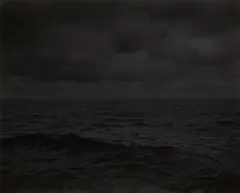 Dawoud Bey, Untitled #25 (Lake Erie and Sky) from Night Coming Tenderly, Black, 2017, Gelatin silver print, flush-mounted