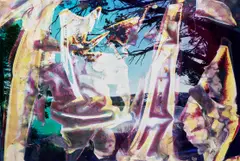 Matthew Brandt, Big Bear, CA A2, 2012, Unique chromogenic print, soaked in Big Bear water