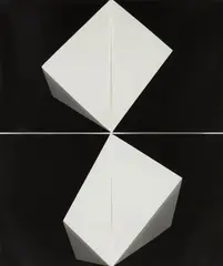 Alison Rossiter, From the series "Fours Haloid Military," expired October 1957, processed 2014 (#1), 2014, Four unique gelatin silver prints, tipped together to board