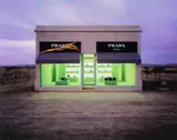 Burk Uzzle, Desert Prada, Marfa Texas, 2006, Carbon print