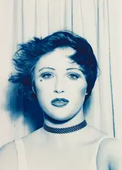 Magic Time by Cindy Sherman, 1975, Gelatin silver print with blue tone, printed 2014, sold Oct 2023