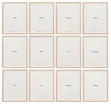 Sherrie Levine, Untitled, 1977, Installation comprised of twelve offset prints