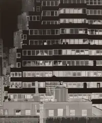 Chrysler Building, June 14 by Vera Lutter, 2014, Unique gelatin silver print, offered Oct 2023
