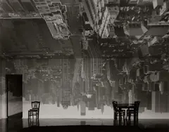 Abelardo Morell, Camera Obscura Image of Manhattan View Looking South in Large Room, 1996, Gelatin silver print, flush-mounted
