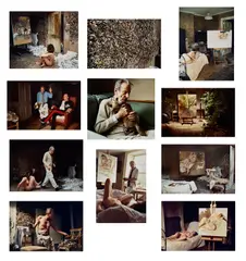 David Dawson, Selected Images of Lucien Freud at Work, 2005-2007, Eleven chromogenic prints