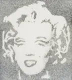 Grey Marilyn from Pictures of Diamond Dust by Vik Muniz, 2003, Dye destruction print, sold Oct 2023