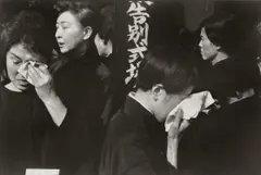 Henri Cartier-Bresson, Tokyo Funeral, 1965, Gelatin silver print, printed later