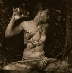 Edith by Emmet Gowin, 1987, Gelatin silver print, sold Jan 2023