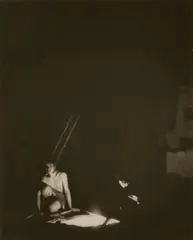 Laura Gilpin, Fire Ceremony, Mesa Verde National Park, 1925, Platinum print, printed later, mounted