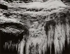 Minor White, For Edward Weston, 3 Jan. 58 (Fall Creek, Vicinity of Geneseo, New York), 1958, Gelatin silver print