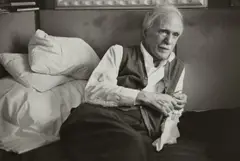 Alfred Stieglitz by Henri Cartier-Bresson, 1946, Gelatin silver print, printed later, sold Oct 2023