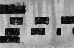 Arizpe, Mexico 21 by Aaron Siskind, 1966, Gelatin silver print, sold Oct 2023