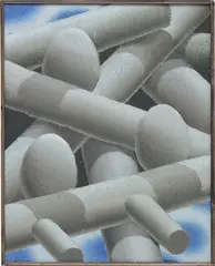 A ROMANTIC NEST by Laurens Legiers, 2019, oil on panel, in artist's frame, sold Mar 2023