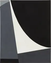 Sarah Crowner, Untitled, 2011, gouache on sewn canvas