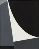 Sarah Crowner, Untitled, 2011, gouache on sewn canvas