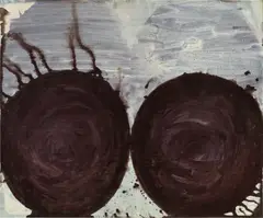 Christopher Wool, Balls, 1984-85, enamel on panel