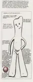 No Title (I debated at...) by Raymond Pettibon, 1991, ink on paper, sold Mar 2023