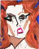 Katherine Bernhardt, Untitled, 2011, acrylic on canvas