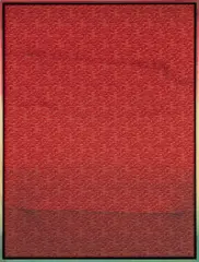 Nina Beier, Fatigues, 2011, upholstery, dye, ink, stain, pigment and bleach, in artist's frame