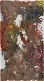 Dan Rees, Gravel Master, 2014, oil and pebbles on canvas