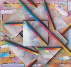 Rogelio Polesello, Testigo, 1990, acrylic on canvas