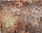 José Parla, Phoenix Street, 2009, mixed media on panel
