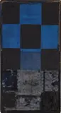 Sean Scherer, Black and Blue, 1989, oil and wax on canvas