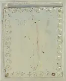 Josephine Halvorson, Metallic Plate (Top), 2010, oil on linen