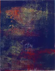 Untitled (BB #4) by Israel Lund, 2013, acrylic on canvas, sold Mar 2023