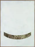 Gabriele de Santis, That's whiter than what's spilling down your throat, 2014, acrylic on marble, in artist's frame