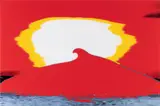 Keith Ellenbogen, Red Whale at Sunset, 2022, digital chromogenic print, mounted to acrylic