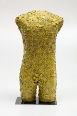 Adam (Eye Enlargement) by Federico Uribe, 2000, tape measure, Styrofoam, pins and glue, offered Mar 2023