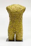 Federico Uribe, Adam (Eye Enlargement), 2000, tape measure, Styrofoam, pins and glue