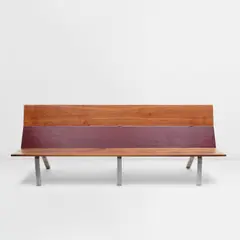 Mark Handforth, Walnut - Purpleheart - Cherry, 2000, walnut, purpleheart, cherry and stainless steel