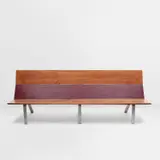 Mark Handforth, Walnut - Purpleheart - Cherry, 2000, walnut, purpleheart, cherry and stainless steel