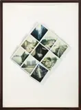 Cyprien Gaillard, Yosemite Falls, California, USA; South Bronx Housing Projects, New York, USA; Central Park Falls, New York, USA from the series Geographical Analogies, 2009, Polaroid prints on paper, in artist's frame