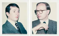 Gilbert & George by Andy Warhol, 1975, Polaroid prints, in 2 parts, sold Mar 2023