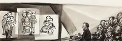 Click Click Click by Nicole Eisenman, 1995, ink on paper, sold Mar 2023