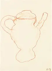 Andrew Lord, Untitled, 1992, Conté crayon on Somerset buff paper