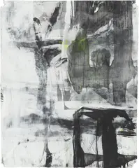 Bill Jensen, Drunken Brush #26, 2002, ink and tempera on handmade paper