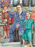 Red Grooms, British Guards
