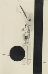 Yuri Masnyj, Over Here, 2005, graphite on paper